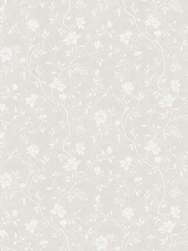 Magnolia fabric in white color - pattern number 19073 - by Galerie in the Spring Blossom collection