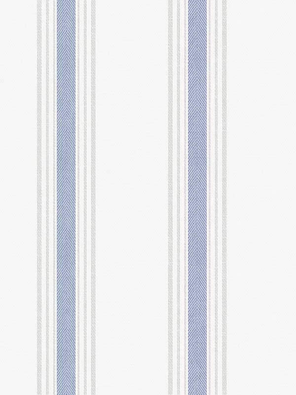 Stripes wallpaper in blue color - pattern number 19092 - by Galerie in the Spring Blossom collection