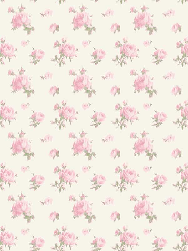 Ikat Tinted Petals Small Print fabric in tinted petals color - pattern number AST4108 - by A Street Prints in the Love Shack Fancy collection