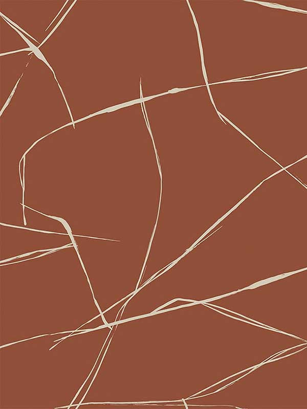 Astratto Abstract wallpaper in redwood color - pattern number EG10701 - by Seabrook in the Geometric Textures by Etten Studios collection