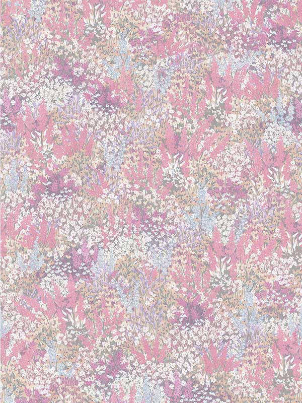 Petite Fleur fabric in cerise color - pattern number 120/2007.CS.0 - by Cole and Son in the Gardens Vol I collection