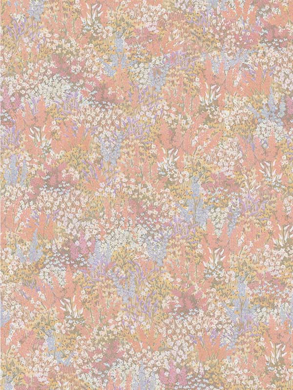 Petite Fleur wallpaper in honey citrine color - pattern number 120/2008.CS.0 - by Cole and Son in the Gardens Vol I collection