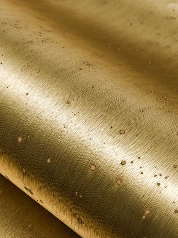 Aurora wallpaper in gold color - pattern number WMT5015.WT.0 - by Winfield Thybony in the Metallic Treasures collection