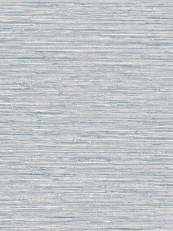 Isla Faux Jute fabric in fantasy blue color - pattern number SC20912 - by Seabrook in the Summer House Seabrook collection