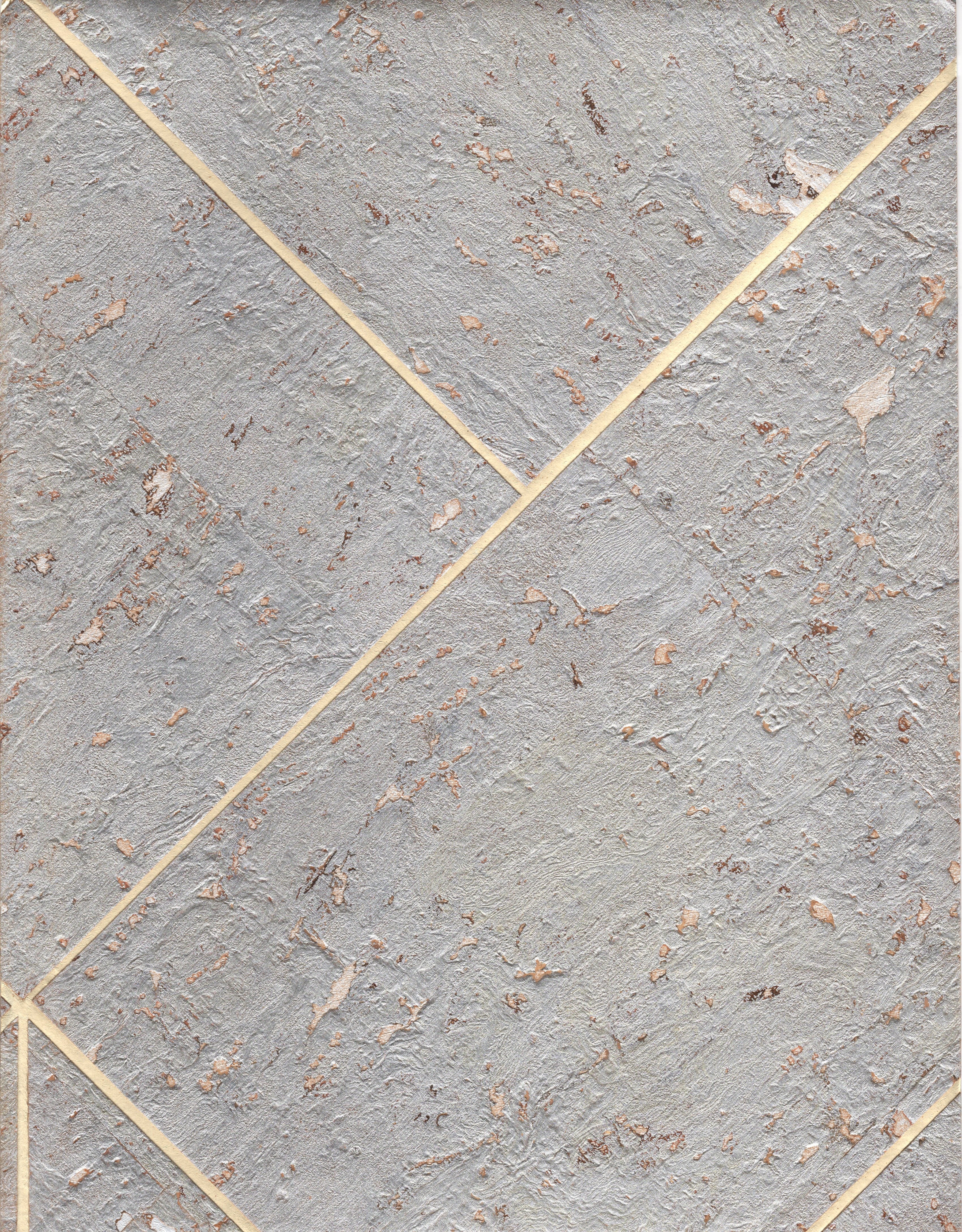 Galileo wallpaper in brushed steel color - pattern number SHS10405 - by Seabrook in the Handmade Selection collection