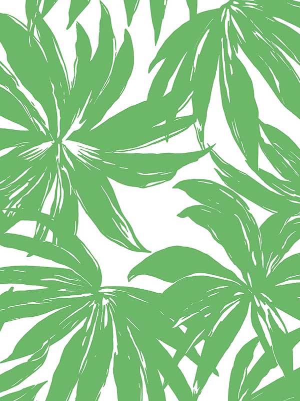 Palma fabric in green color - pattern number DBW9112 - by Wallquest in the West Boulevard by Daisy Bennett collection