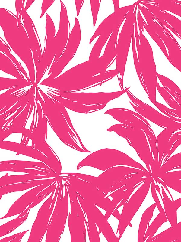 Palma fabric in hot pink color - pattern number DBW9117 - by Wallquest in the West Boulevard by Daisy Bennett collection
