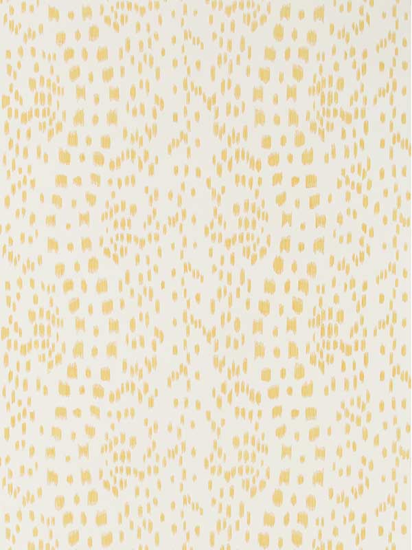 Les Touches fabric in canary color - pattern number P8012138.40.0 - by Brunschwig and Fils in the collection