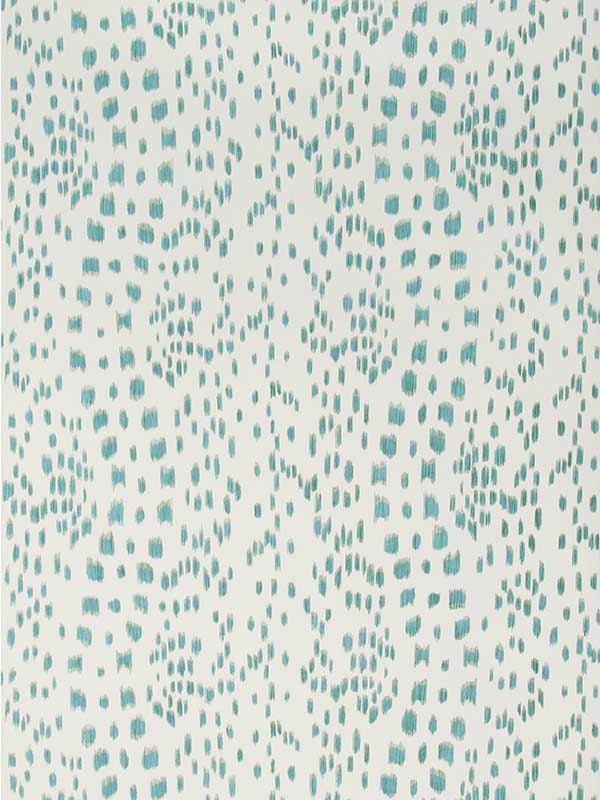 Les Touches fabric in aqua color - pattern number P8012138.513.0 - by Brunschwig and Fils in the collection