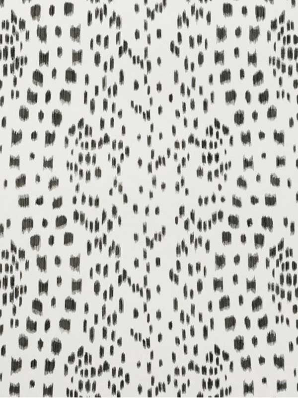 Les Touches fabric in black color - pattern number P8012138.8.0 - by Brunschwig and Fils in the collection