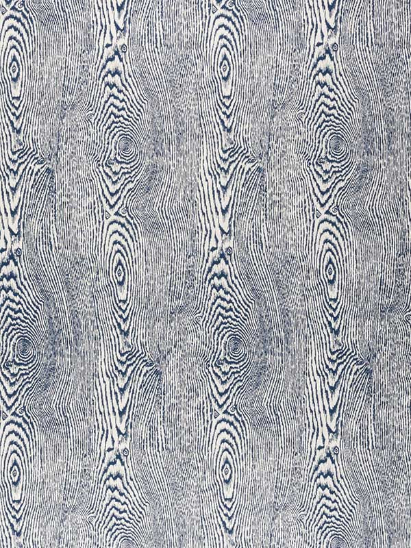 Wood wallpaper in indigo color - pattern number P8013142.5.0 - by Brunschwig and Fils in the collection