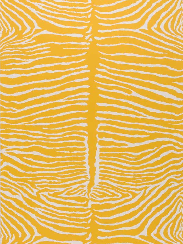 Le Zebre fabric in saffron color - pattern number P8014100.40.0 - by Brunschwig and Fils in the collection