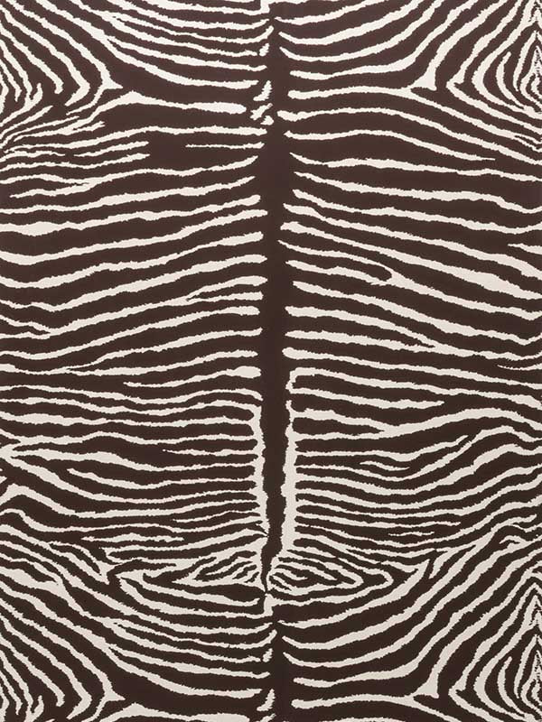 Le Zebre fabric in brown color - pattern number P8014100.68.0 - by Brunschwig and Fils in the collection