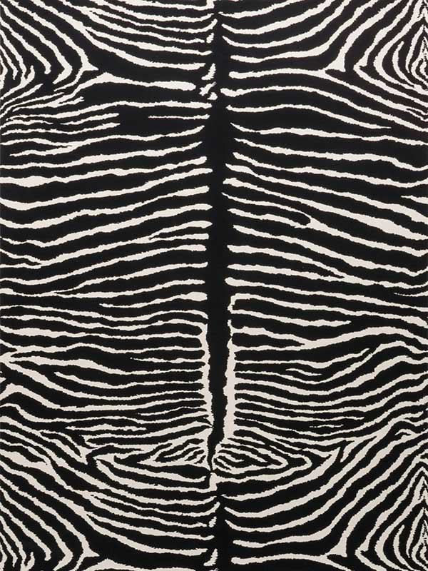 Le Zebre fabric in black color - pattern number P8014100.81.0 - by Brunschwig and Fils in the collection