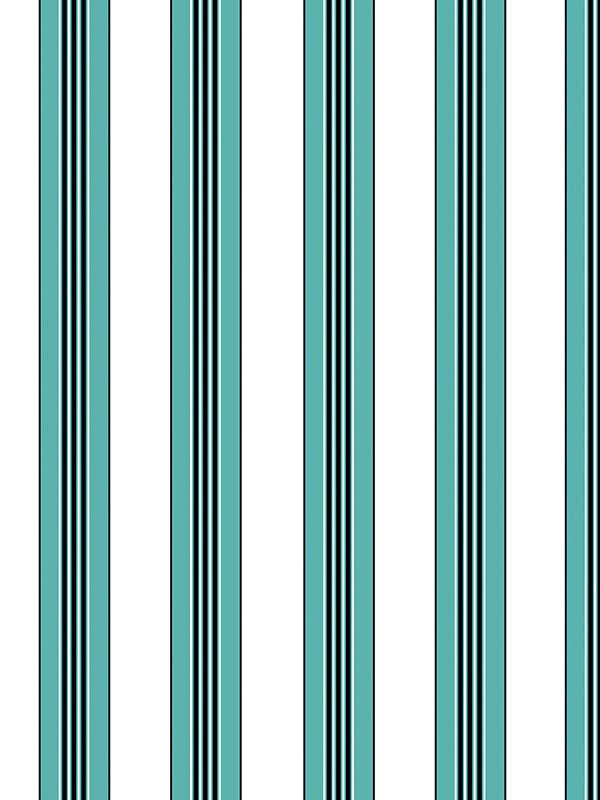 Rayure Lione fabric in aqua color - pattern number P8015104.513.0 - by Brunschwig and Fils in the collection