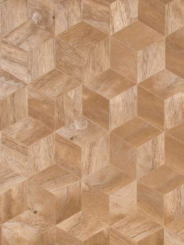 Seki wallpaper in chestnut color - pattern number P8015130.6.0 - by Brunschwig and Fils in the collection