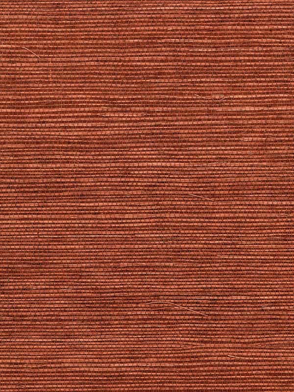 Sisal fabric in rust orange color - pattern number P8015145.12.0 - by Brunschwig and Fils in the  collection