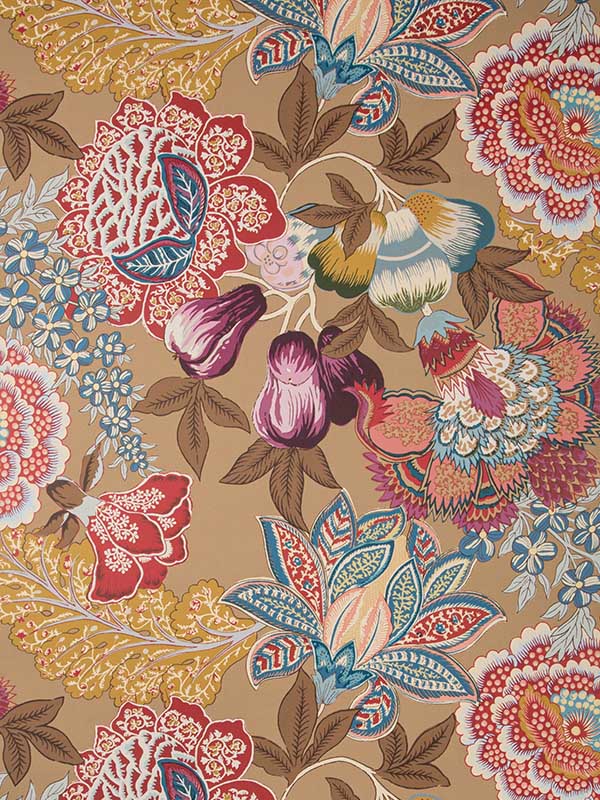 Karabali wallpaper in wheat color - pattern number P8020101.1659.0 - by Brunschwig and Fils in the collection