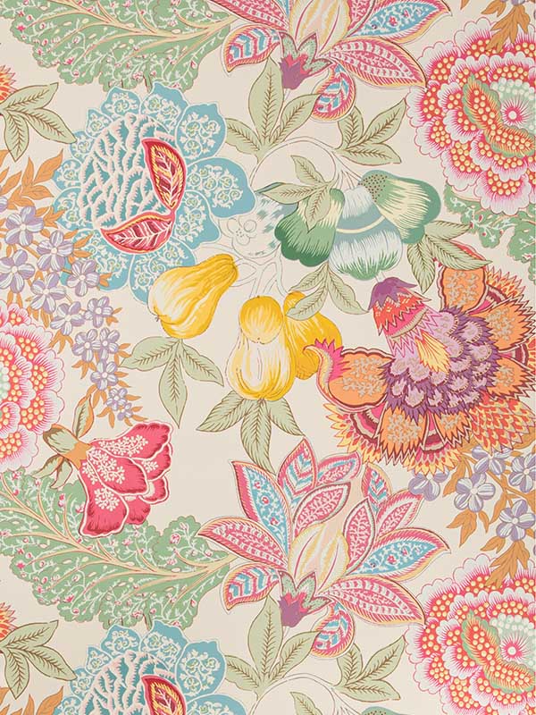 Karabali wallpaper in spring color - pattern number P8020101.734.0 - by Brunschwig and Fils in the collection
