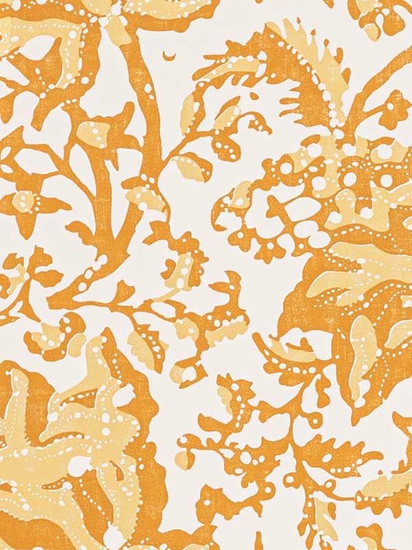 Weymouth wallpaper in canary color - pattern number P8022102.40.0 - by Brunschwig and Fils in the collection
