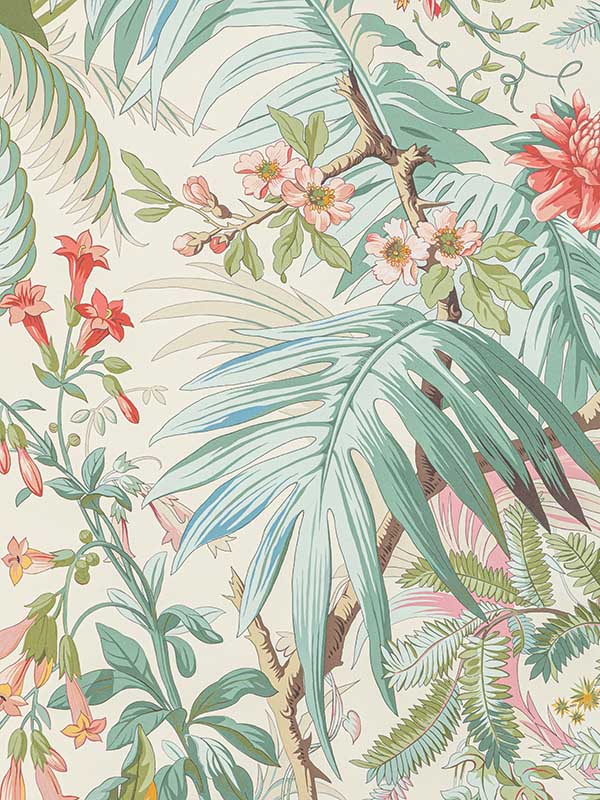 Majorelle wallpaper in lilac color - pattern number P8022111.517.0 - by Brunschwig and Fils in the collection