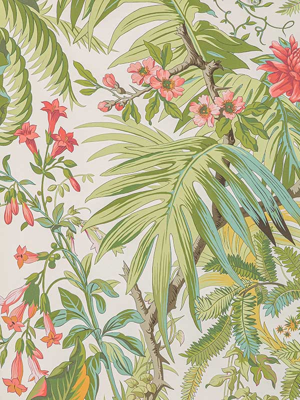 Majorelle wallpaper in spring color - pattern number P8022111.73.0 - by Brunschwig and Fils in the collection