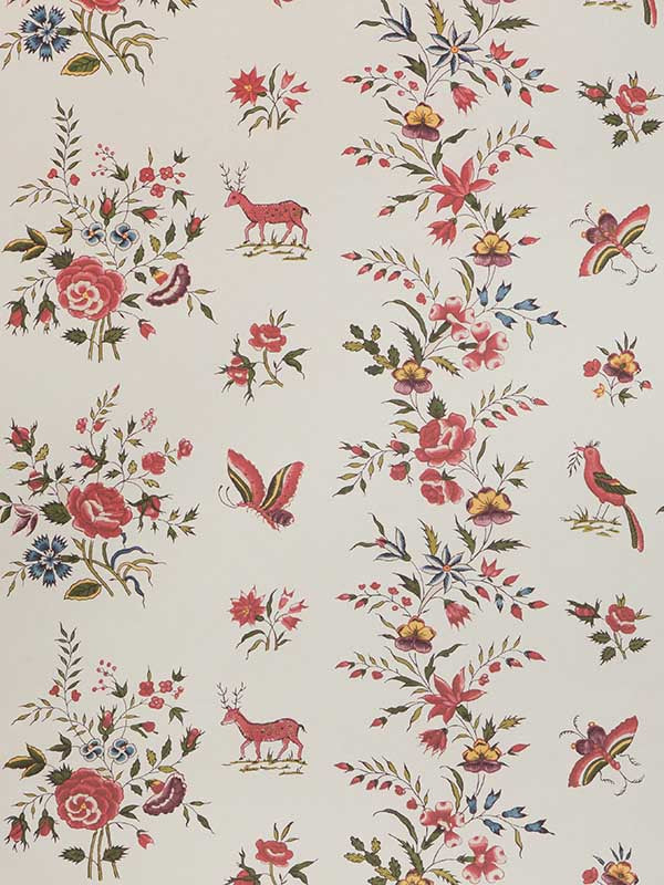 Aurel fabric in red green color - pattern number P8023103.319.0 - by Brunschwig and Fils in the collection