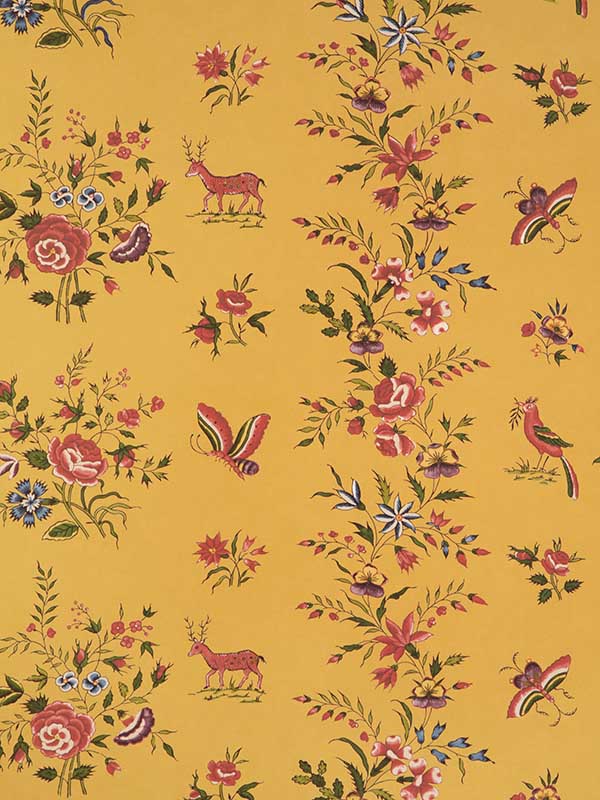Aurel fabric in gold red color - pattern number P8023103.940.0 - by Brunschwig and Fils in the collection