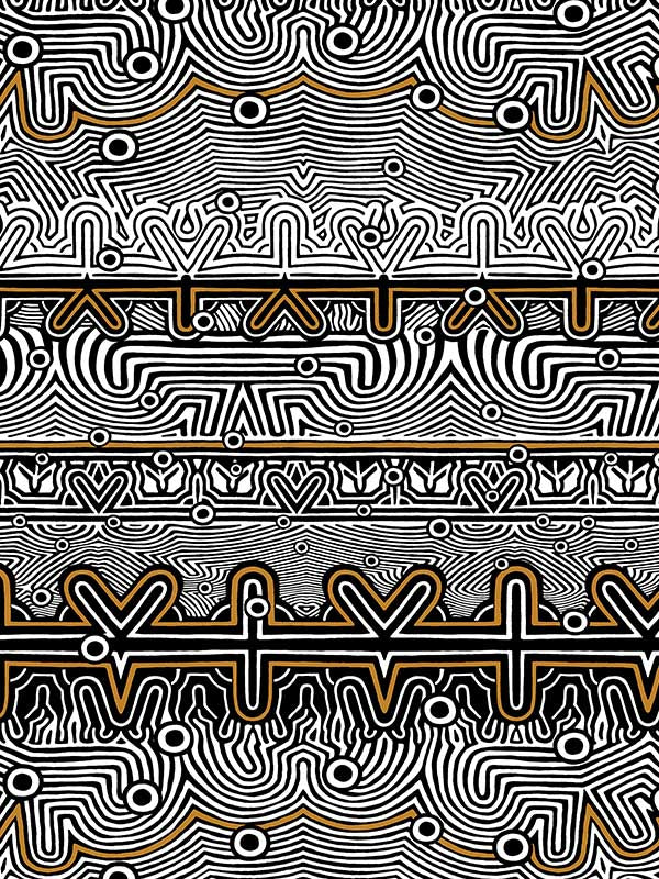 Nouvelle Vague fabric in cuivre color - pattern number WH 000023336 - by Scalamandre in the collection
