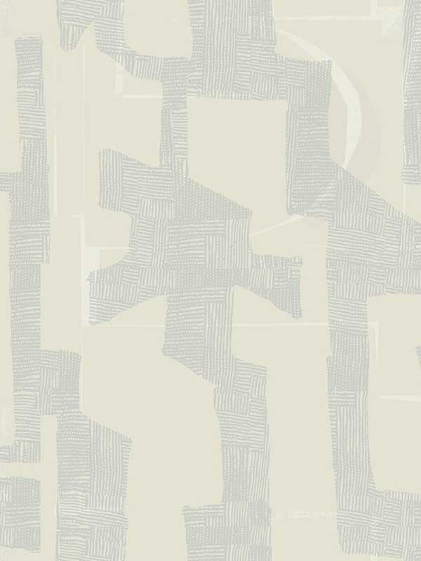 Modern Tribal wallpaper in neutral and grey color - pattern number AG2105 - by York in the Artistic Abstracts collection