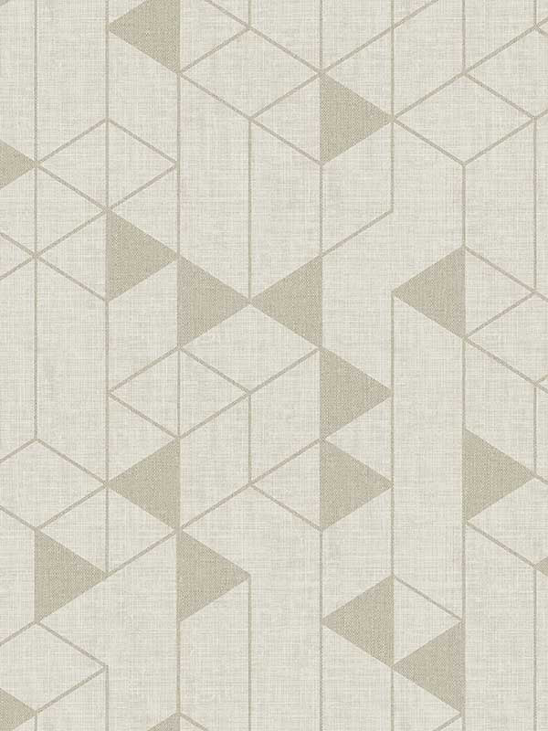 Fairbank Linen Geometric fabric in champagne color - pattern number 4034-26770 - by A Street Prints in the Scott Living Third Edition collection