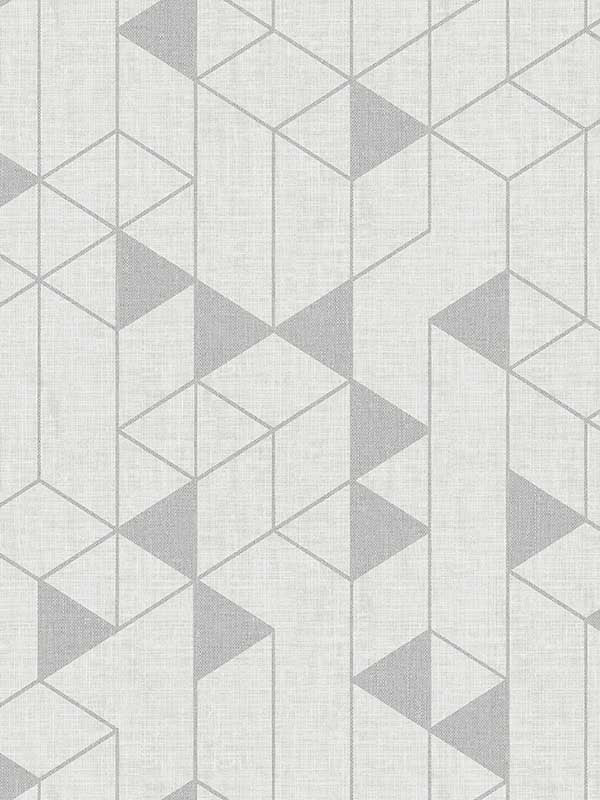 Fairbank Linen Geometric fabric in silver color - pattern number 4034-26771 - by A Street Prints in the Scott Living Third Edition collection