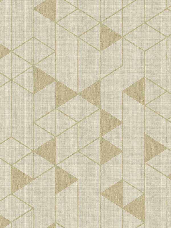 Fairbank Linen Geometric fabric in gold color - pattern number 4034-26772 - by A Street Prints in the Scott Living Third Edition collection