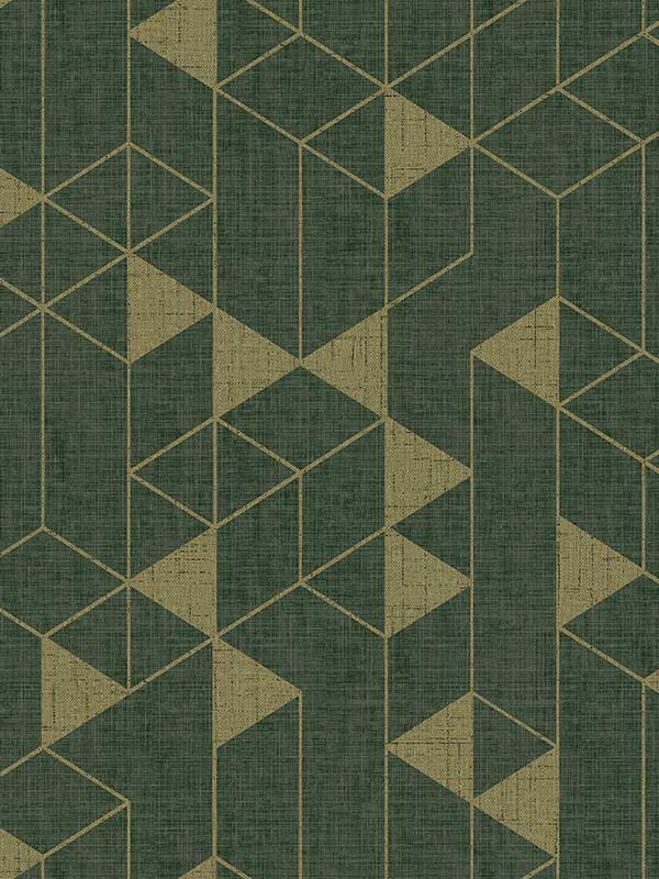 Fairbank Linen Geometric fabric in evergreen color - pattern number 4034-26774 - by A Street Prints in the Scott Living Third Edition collection