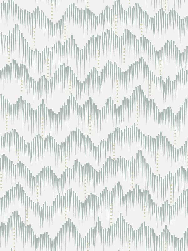 Holmby Brushstroke Zigzag fabric in seafoam color - pattern number 4034-26776 - by A Street Prints in the Scott Living Third Edition collection