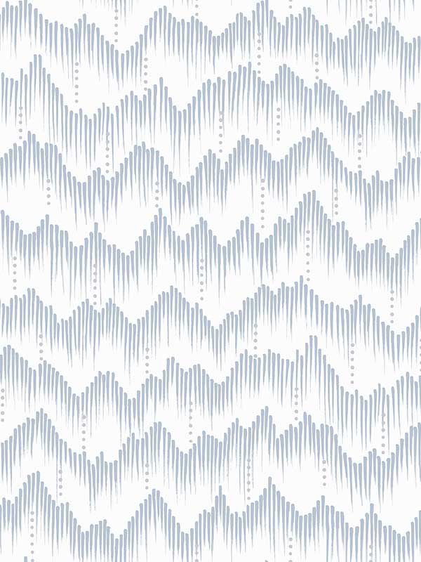 Holmby Brushstroke Zigzag fabric in light blue color - pattern number 4034-26777 - by A Street Prints in the Scott Living Third Edition collection