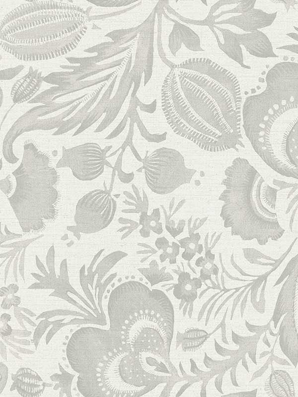 Culver Jacobean fabric in grey color - pattern number 4034-26780 - by A Street Prints in the Scott Living Third Edition collection