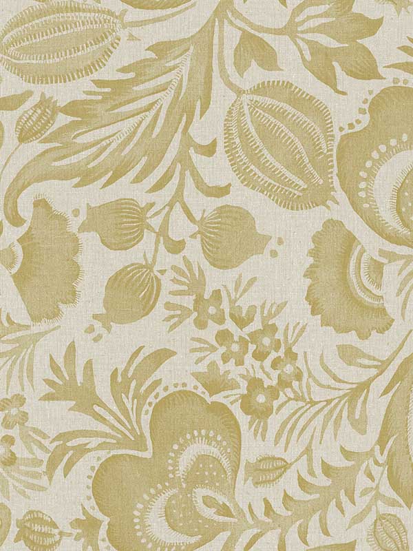 Culver Jacobean fabric in mustard color - pattern number 4034-26784 - by A Street Prints in the Scott Living Third Edition collection