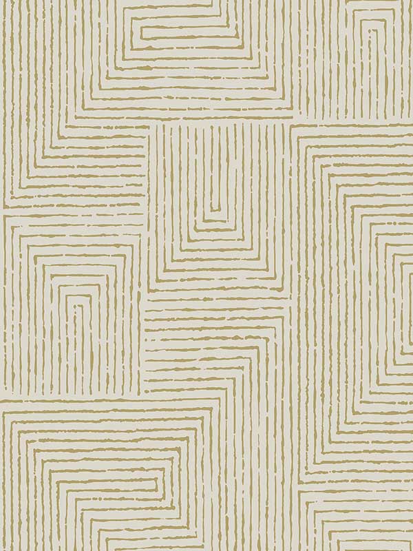 Mortenson Geometric wallpaper in gold color - pattern number 4034-72142 - by A Street Prints in the Scott Living Third Edition collection