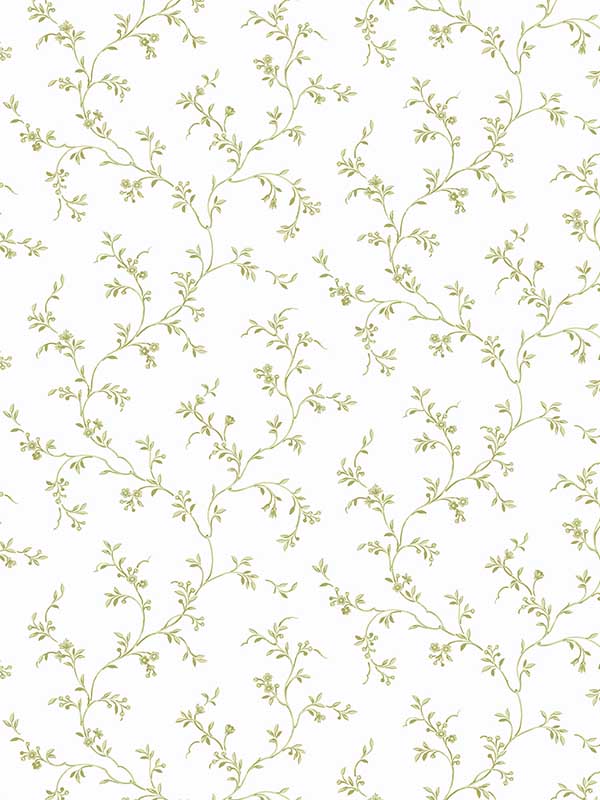 Allisons Trail fabric in olive color - pattern number PF38112 - by Patton Norwall in the Pretty Florals collection