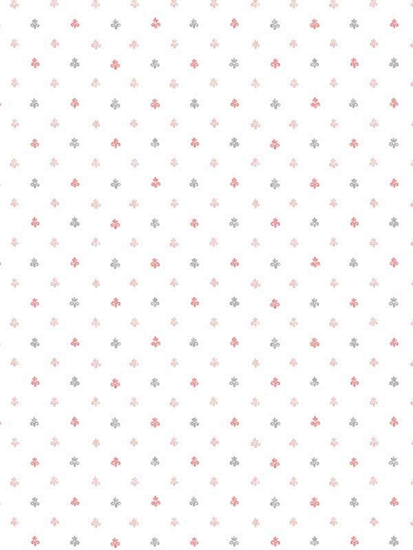 Lulu Spot fabric in pink grey color - pattern number PF38120 - by Patton Norwall in the Pretty Florals collection