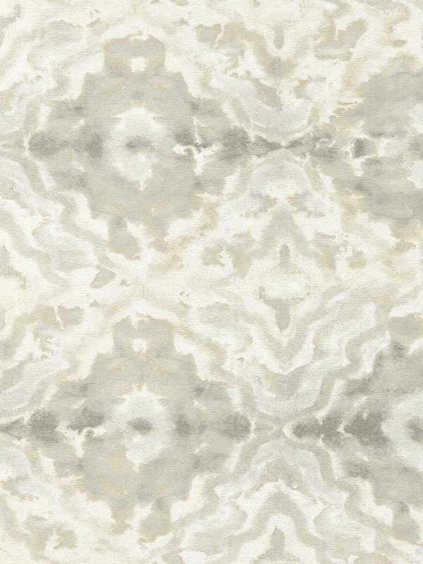 Aqueous wallpaper in natural color - pattern number W0147/03.CAC.0 - by Clarke and Clarke in the Fusion Clarke and Clarke collection
