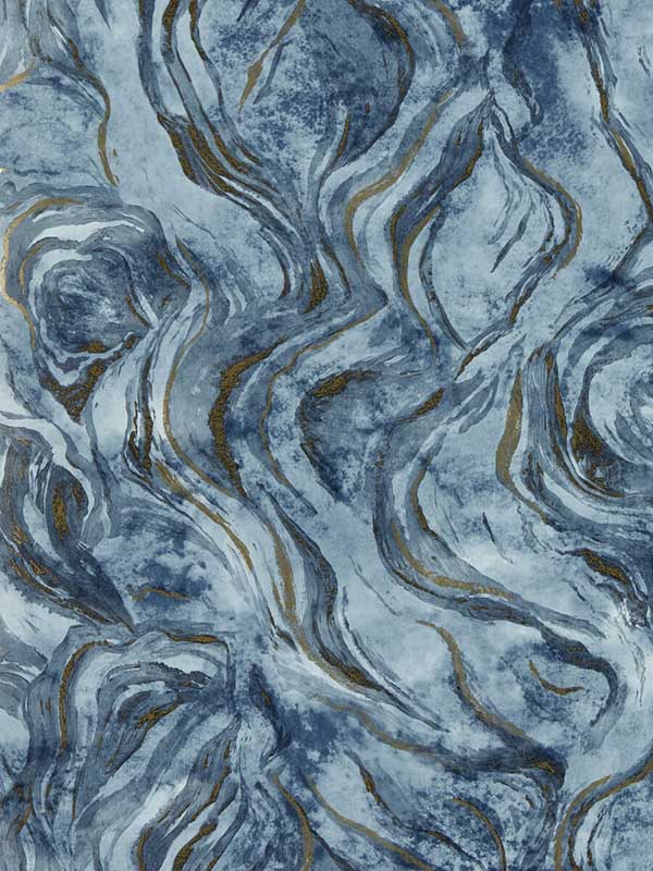Lavico fabric in midnight color - pattern number W0168/03.CAC.0 - by Clarke and Clarke in the Lusso collection
