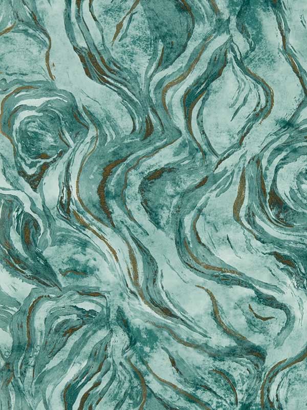 Lavico fabric in teal color - pattern number W0168/04.CAC.0 - by Clarke and Clarke in the Lusso collection
