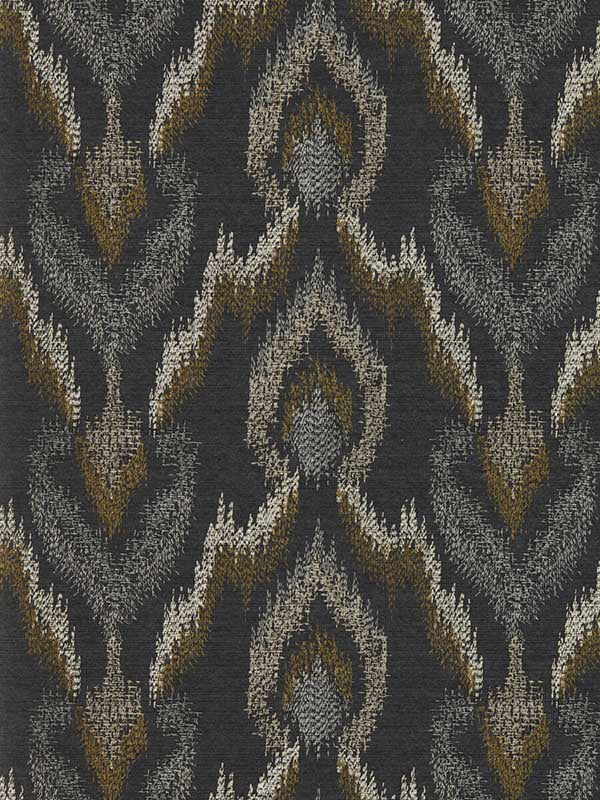 Velluto wallpaper in noir color - pattern number W0170/02.CAC.0 - by Clarke and Clarke in the Lusso collection