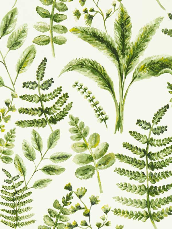 Bracken fabric in forest color - pattern number W0156/02.CAC.0 - by Clarke and Clarke in the Marianne collection