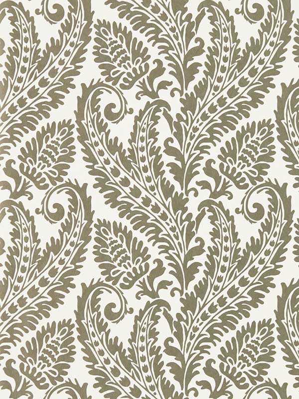 Regale fabric in gilver ivory color - pattern number W0161/02.CAC.0 - by Clarke and Clarke in the Marianne collection