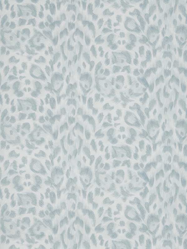 Felis fabric in duck egg color - pattern number W0115/04.CAC.0 - by Clarke and Clarke in the Wilderie By Emma J Shipley collection