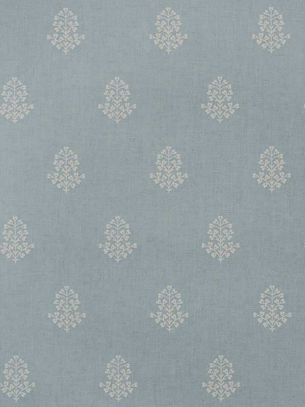 Cow Parsley wallpaper in sky color - pattern number AMW10076.15.0 - by Andrew Martin in the Arboretum collection