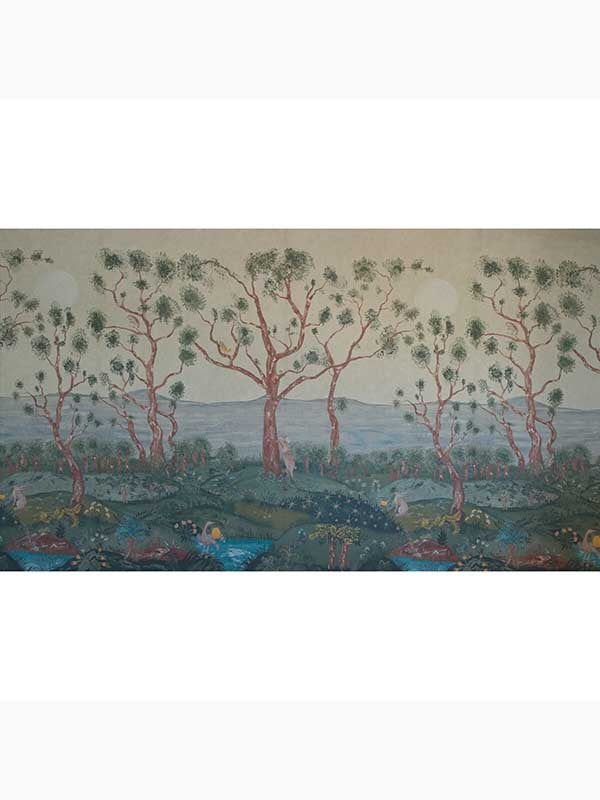 Lantern Parade fabric in dawn color - pattern number AMW10081.30.0 - by Andrew Martin in the Kit Kemp collection